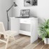 Escritorio de madera contrachapada blanco 100x50x76