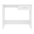 Escritorio de madera contrachapada blanco 100x50x76