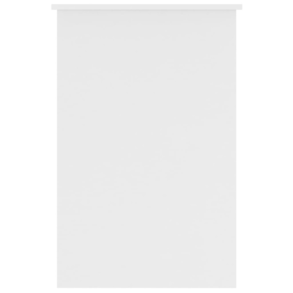 Escritorio de madera contrachapada blanco 100x50x76