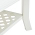 Mesa de centro de plástico blanco 90x60x46