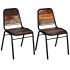 Sillas de comedor 2 unidades madera maciza