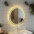 Espejo de baño LED redondo 70