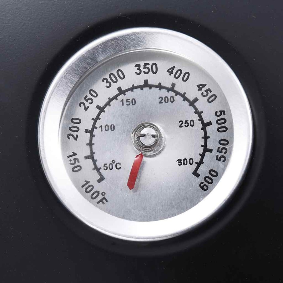 Barbacoa ahumador de carbón 3 en 1 40x80