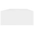 Estante con cajón de pared MDF blanco 60x23,5x10