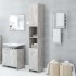 Armario baño madera contrachapada gris hormigón 30x30x183,5