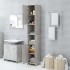 Armario baño madera contrachapada gris hormigón 30x30x183,5