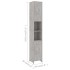 Armario baño madera contrachapada gris hormigón 30x30x183,5