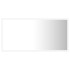 Espejo de baño LED acrílico blanco 80x8,5x37