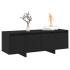 Mueble para TV madera contrachapada negro 120x30x40,5