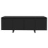 Mueble para TV madera contrachapada negro 120x30x40,5