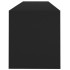 Mueble para TV madera contrachapada negro 120x30x40,5