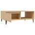 Mesa de centro madera contrachapada color roble 90x60x35