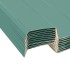 Panel para tejado acero galvanizado verde 12
