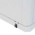 Caja de almacenamiento de jardín 280 L gris