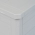 Caja de almacenamiento de jardín 280 L gris