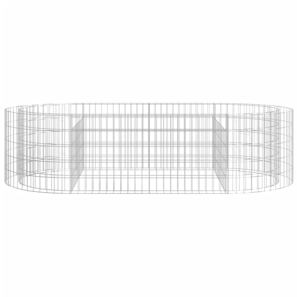 Arriate de gaviones de hierro galvanizado 200x100x50