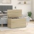 Baúl de almacenaje madera contrachapada color roble