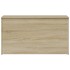 Baúl de almacenaje madera contrachapada color roble