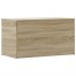 Baúl de almacenaje madera contrachapada color roble