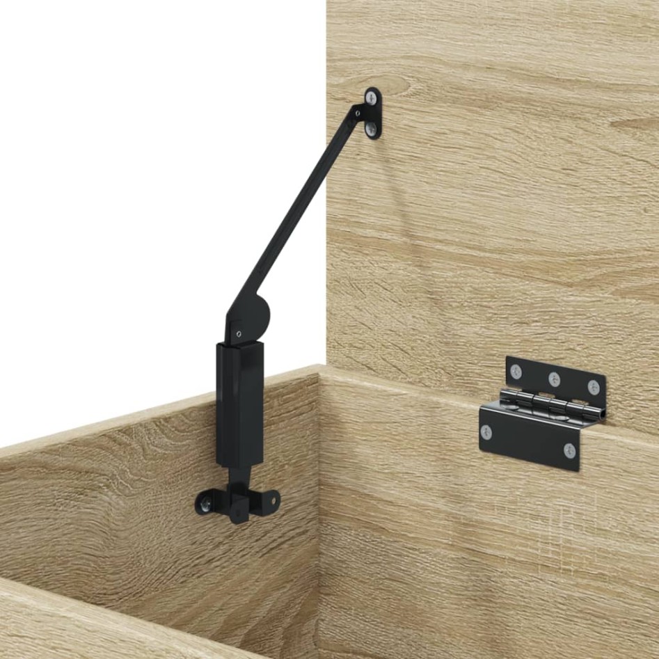 Baúl de almacenaje madera contrachapada color roble