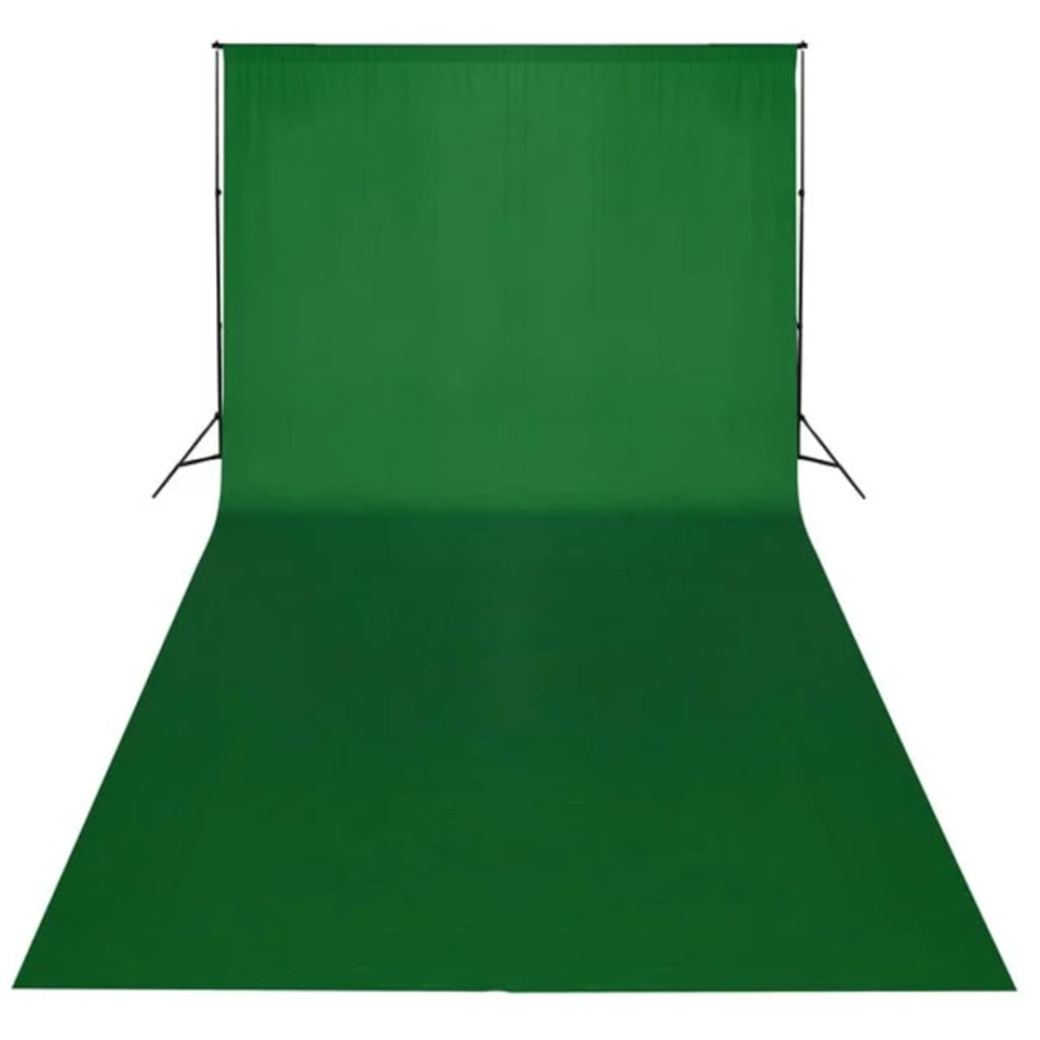 Telón de fondo estudio fotografía algodón verde 600x300cm