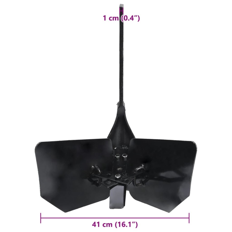 Accesorio para arado de metal