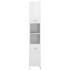 Armario baño madera contrachapada blanco brillo 30x30x183,5
