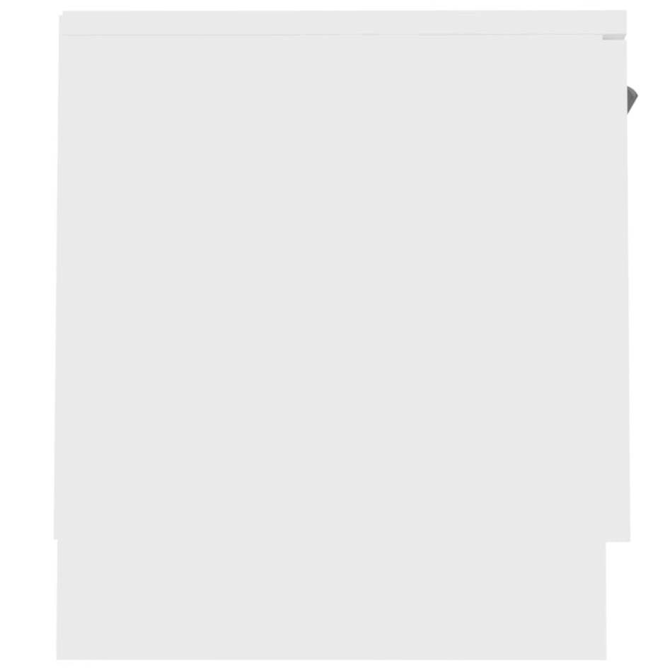 Mueble para TV madera contrachapada blanco 140x35x40