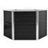 Arriate de acero galvanizado gris antracita 129x129x77