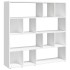 Estantería de libros/divisor de espacios blanco 105x24x102