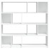 Estantería de libros/divisor de espacios blanco 105x24x102