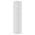 Estantería librería madera contrachapada blanco 40x30x189