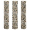 Arriate gaviones circular 3 uds acero galvanizado Ø30x150 cm