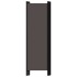 Biombo divisor de 5 paneles gris antracita 250x180