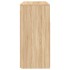 Aparador con luces LED roble Sonoma 80x35x75