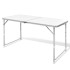 Mesa de camping plegable ajustable 120x60