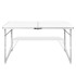 Mesa de camping plegable ajustable 120x60