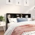 Mueble cabecero negro 180x19x103,5
