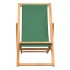Silla de playa plegable madera maciza de teca