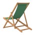 Silla de playa plegable madera maciza de teca