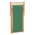 Silla de playa plegable madera maciza de teca