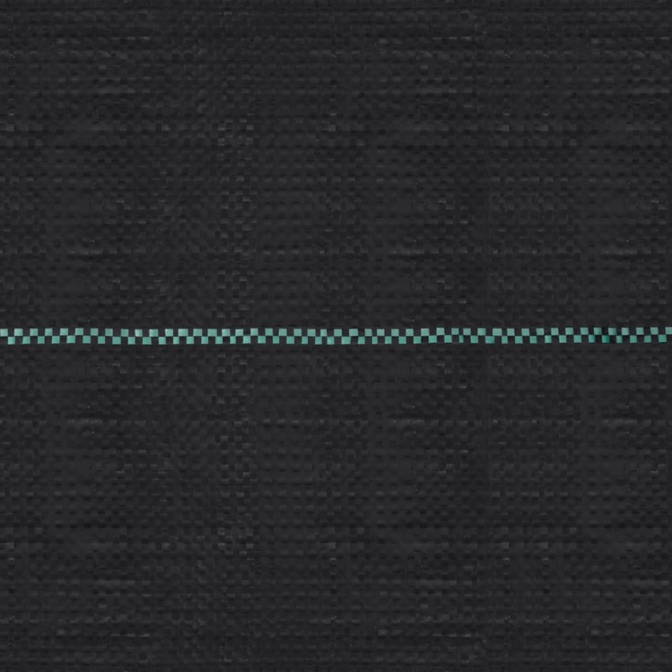 Estera de control de malezas y raíces PP negro 2x150