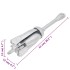 Ancla plegable hierro maleable plateado 6