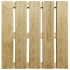 Baldosas de porche 6 unidades madera verde 50x50