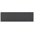 Alfombra de pasillo gris antracita 80x300