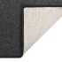 Alfombra de pasillo gris antracita 80x300