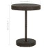 Mesa de jardín de ratán sintético marrón 75,5x106