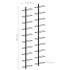 Botelleros de pared para 20 botellas 2 unidades metal