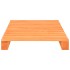 Marco cama palets sin colchón madera maciza marrón 100x200