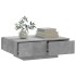 Mesa de centro madera de ingeniería gris hormigón 90x60x31